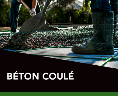 Béton coulé